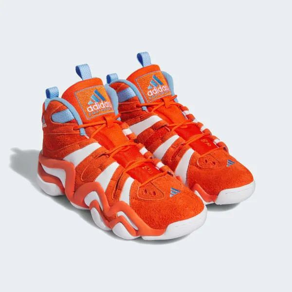 Adidas Men's Crazy 8 Shoes - Team Orange / Cloud White / Team Light Blue