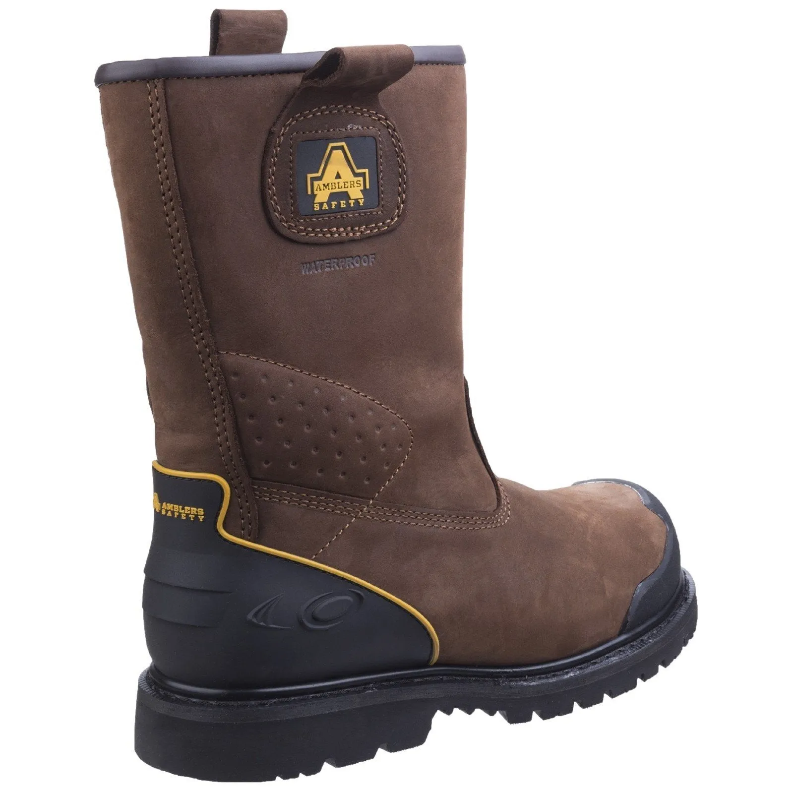 Amblers Safety Goodyear Welted Waterproof Pull On Industrial Safety Boots