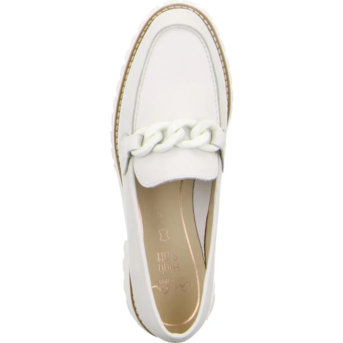 Ara Kent Ladies Chain Trim Loafer