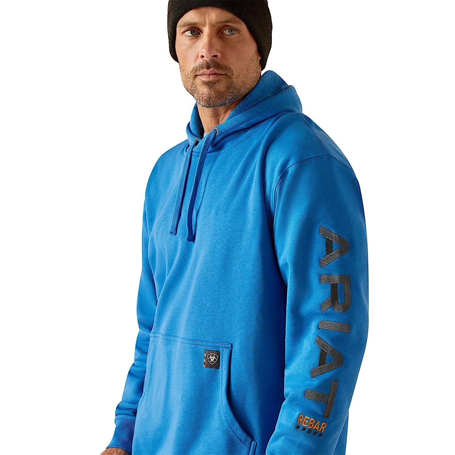 Ariat Men's Rebar Graphic Hoodie - Campanula