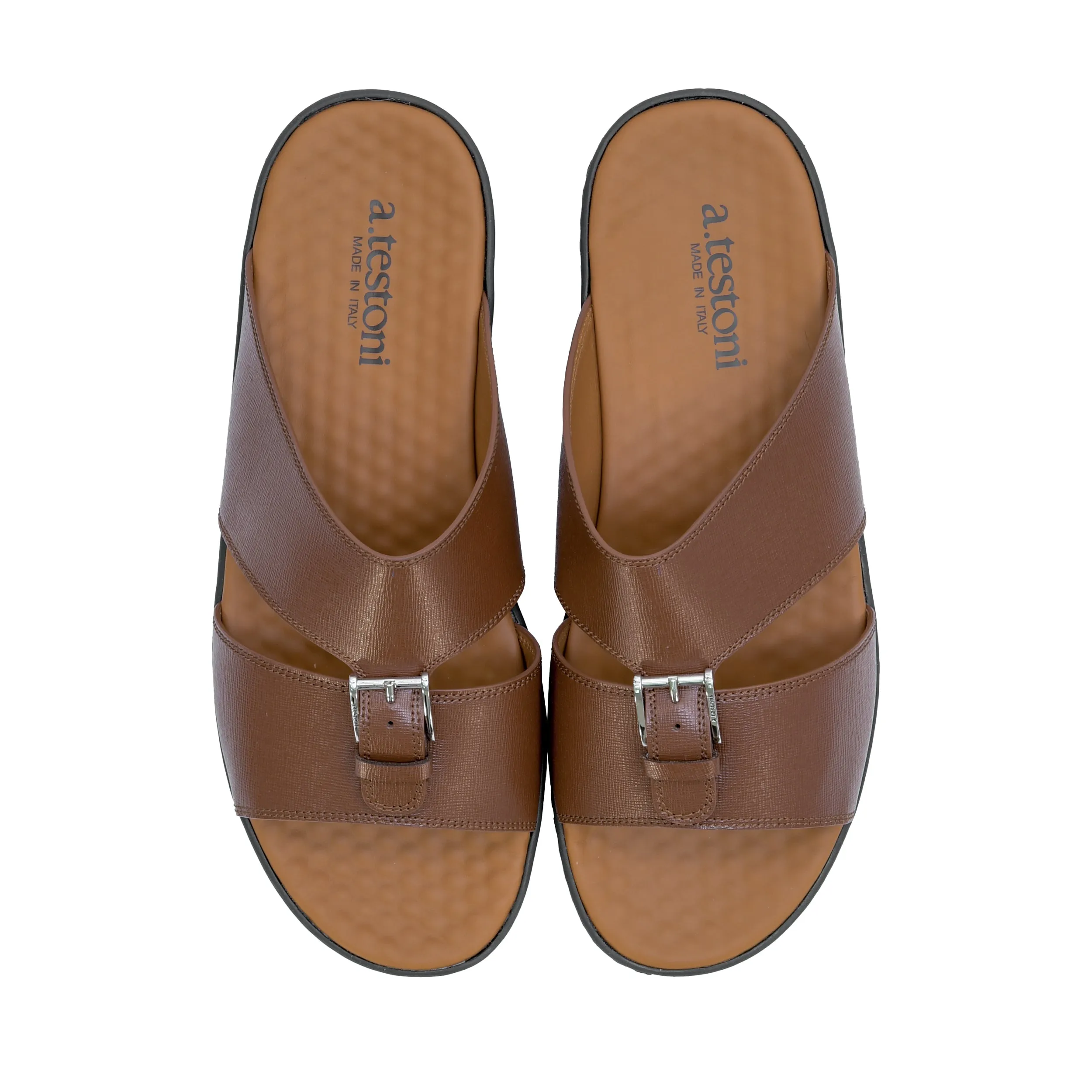 A.Testoni Men's Sandal in Leather