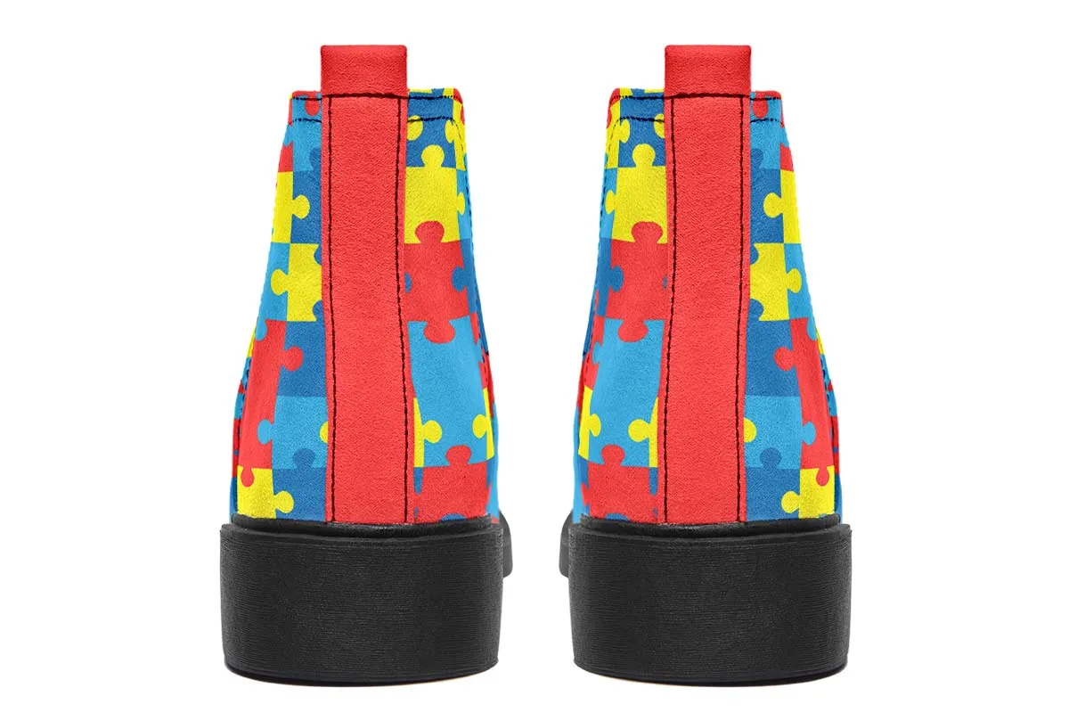 Autism Awareness Neat Vibe Boots