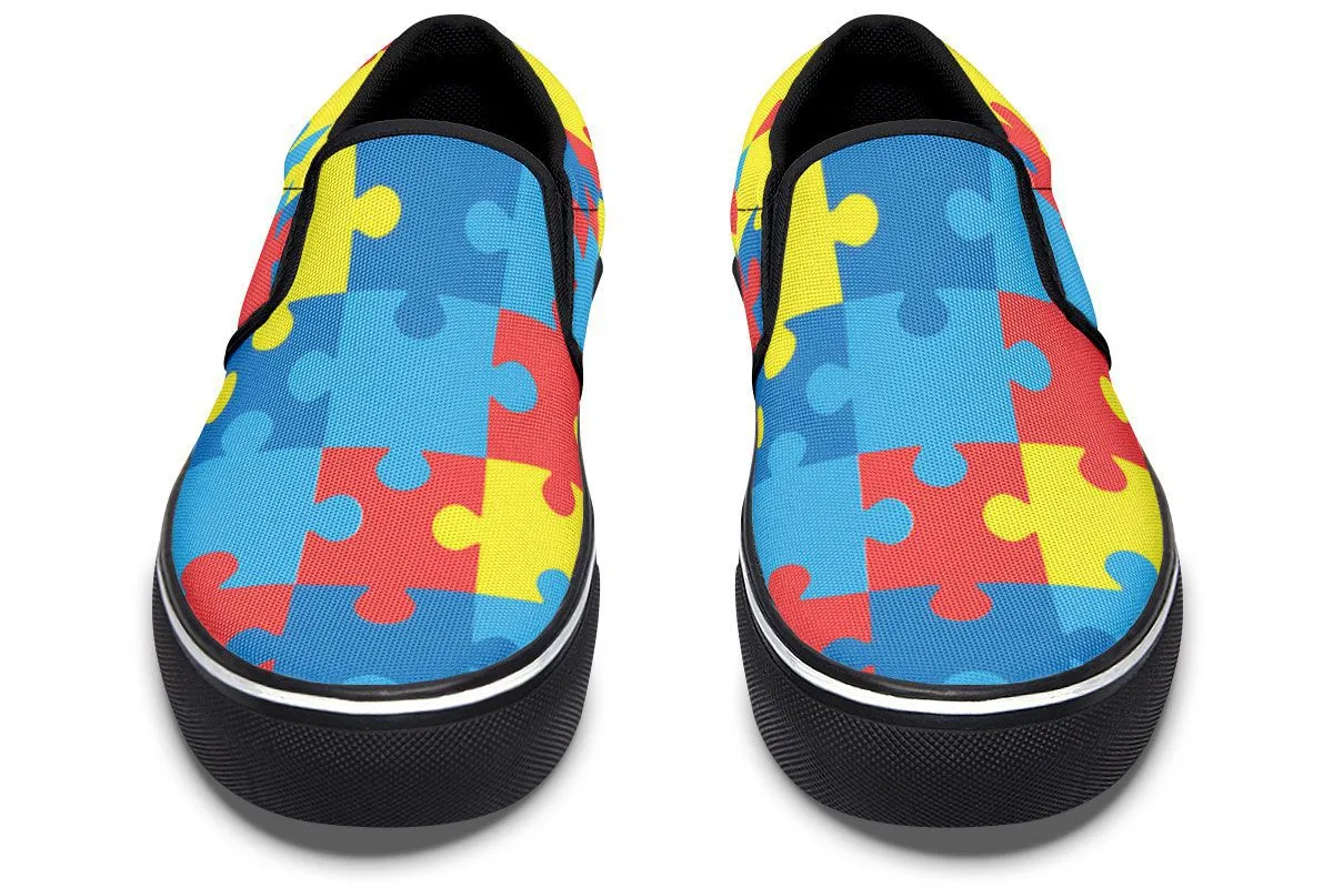 Autism Awareness Slip-On Shoes