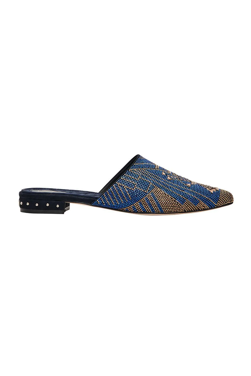 AZTEC CRYSTAL SLIPPER LUXE NAVY