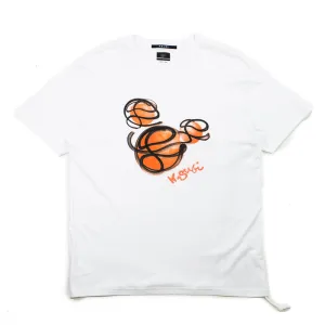 BBall Biggie SS Tee (White)