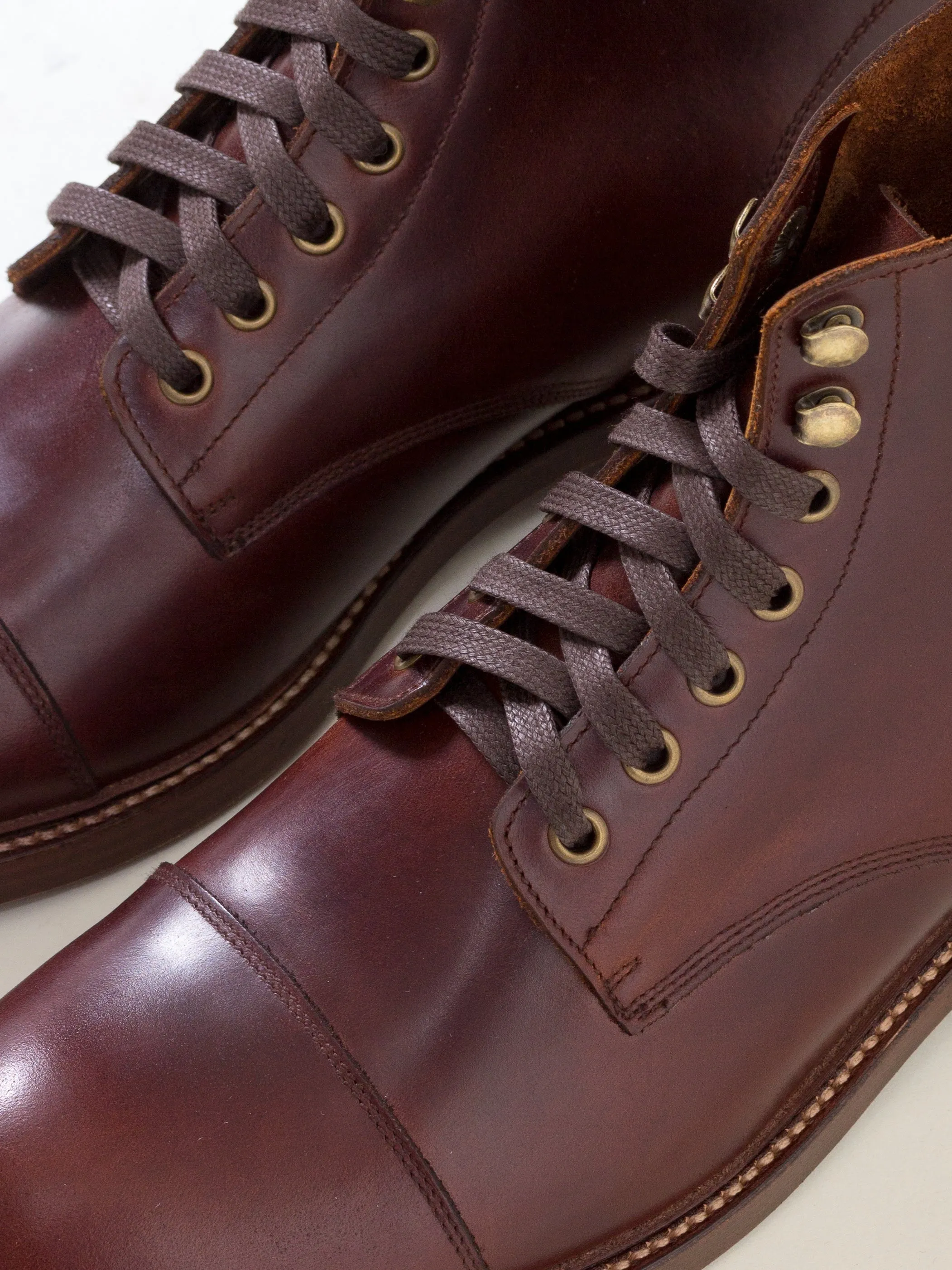 Bright Shoemakers, Service Boot, Chestnut Brown