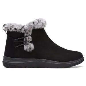 Clarks Breeze Fur Bootie Black (Women's)