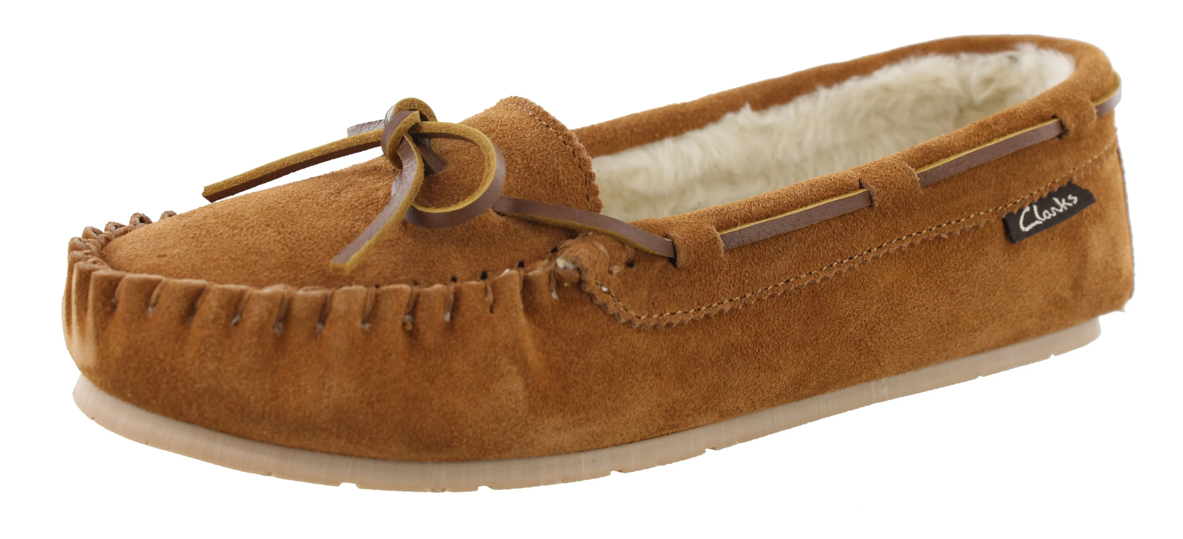 Clarks Women's Moccasin Winter Slippers Nancy