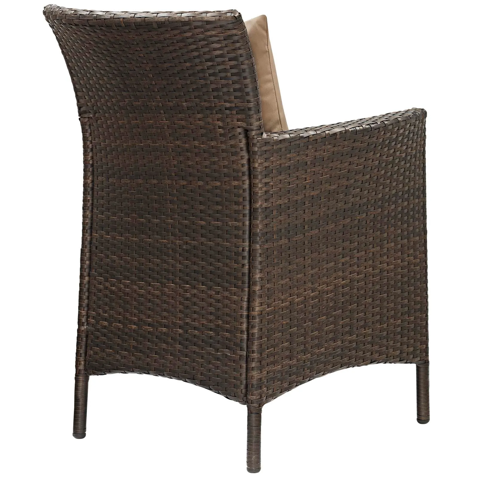 Conduit Outdoor Patio Wicker Rattan Dining Armchair by Modway