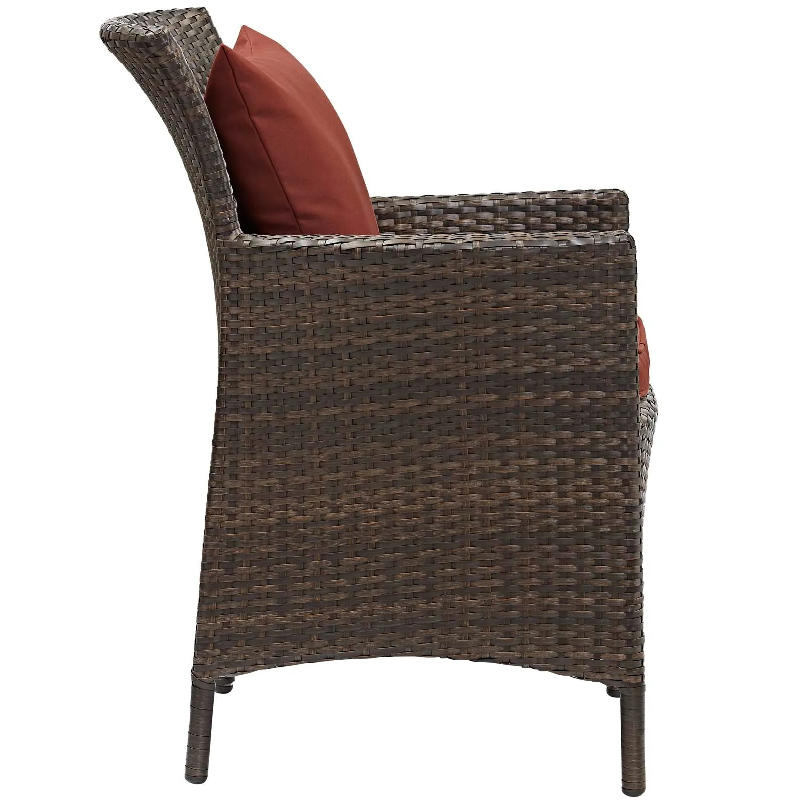 Conduit Outdoor Patio Wicker Rattan Dining Armchair by Modway