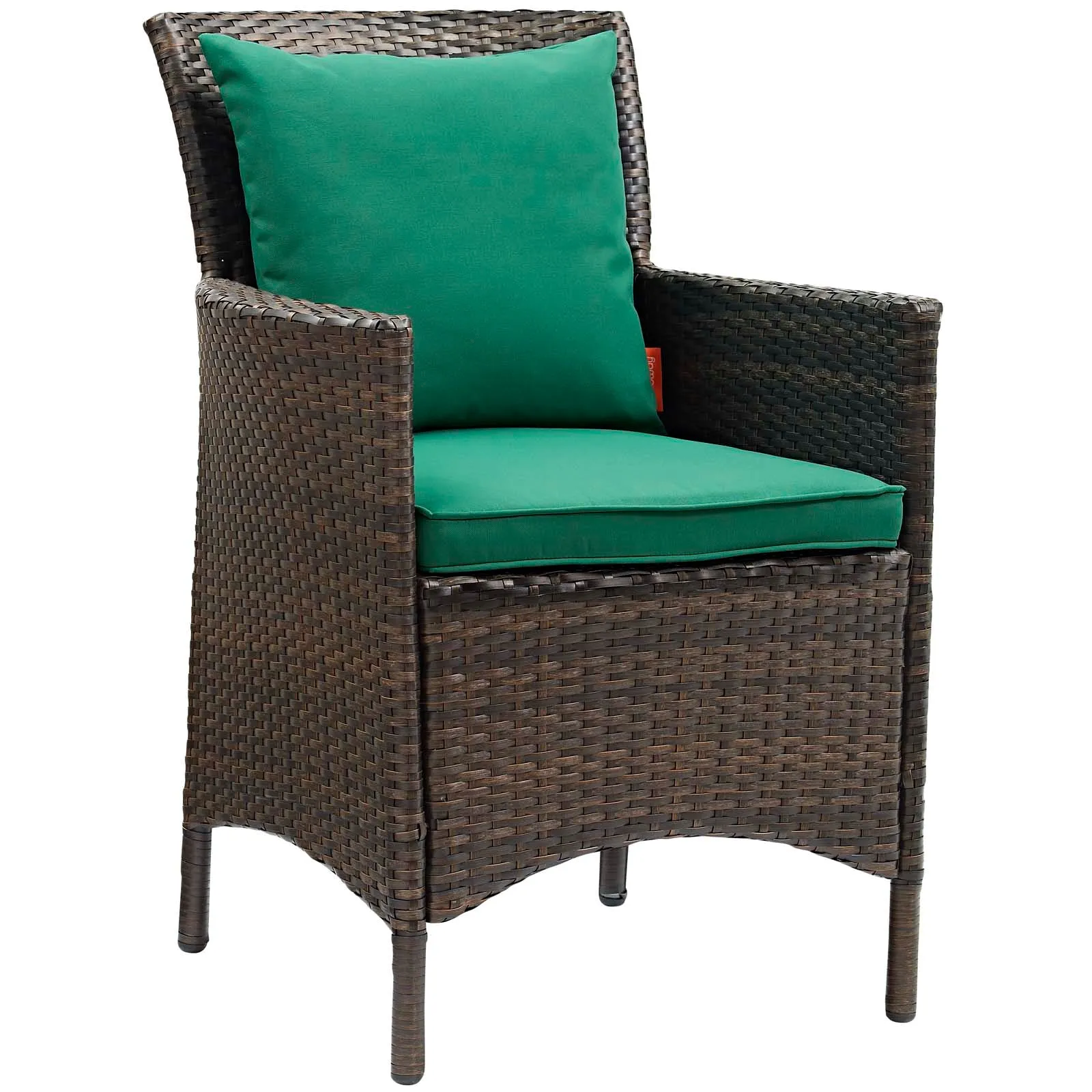 Conduit Outdoor Patio Wicker Rattan Dining Armchair by Modway