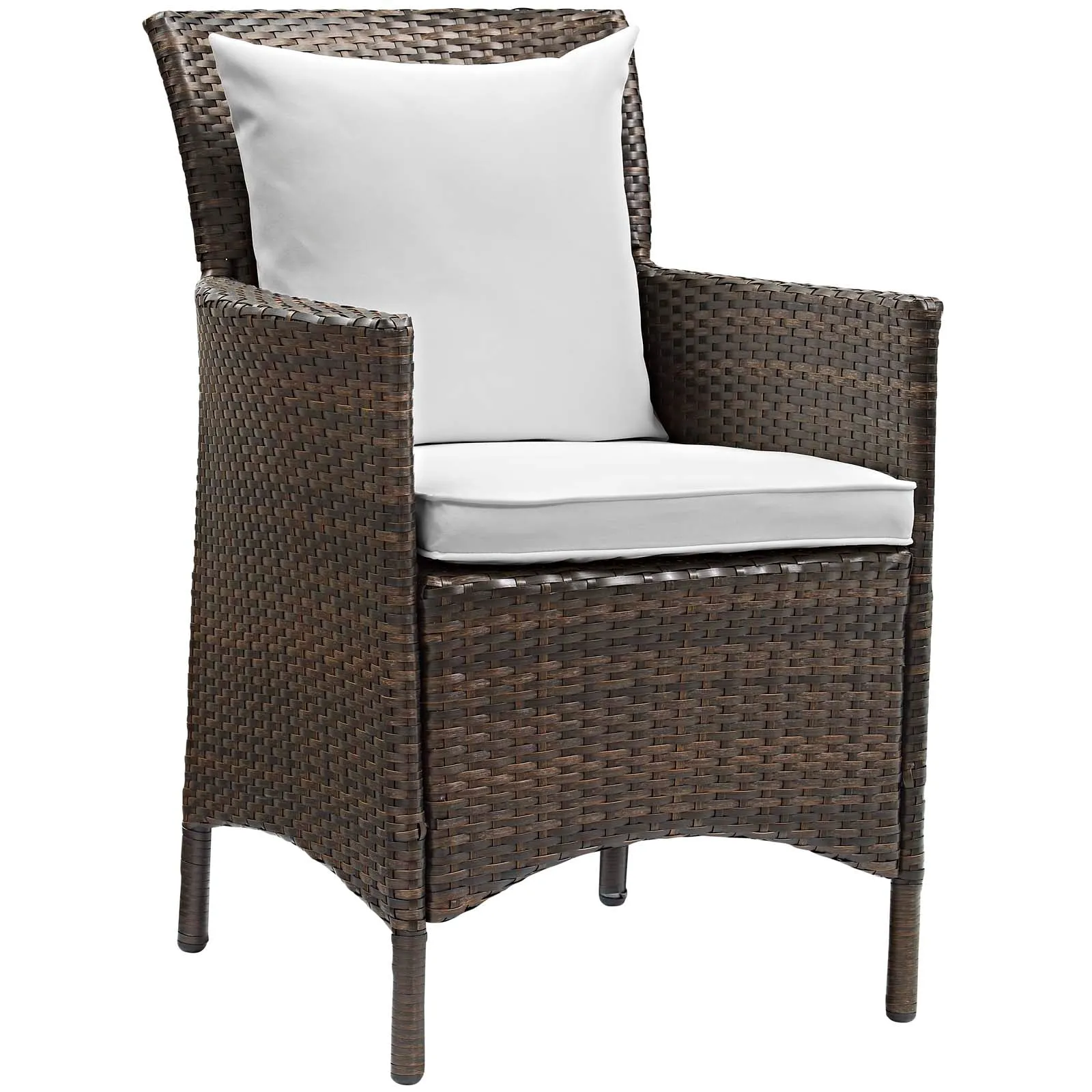 Conduit Outdoor Patio Wicker Rattan Dining Armchair by Modway