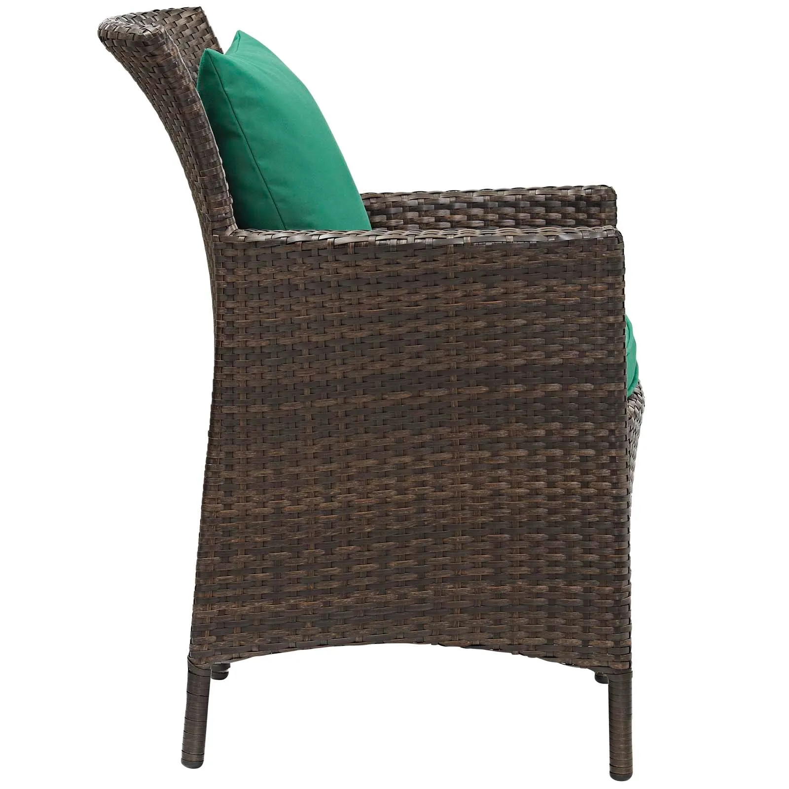 Conduit Outdoor Patio Wicker Rattan Dining Armchair by Modway