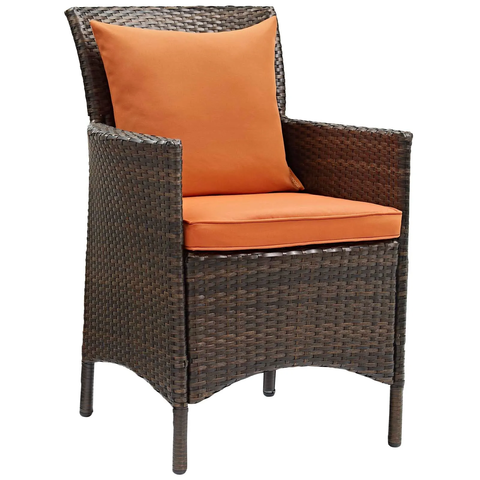 Conduit Outdoor Patio Wicker Rattan Dining Armchair by Modway