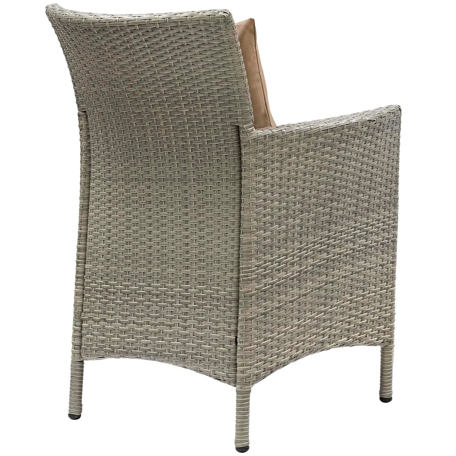 Conduit Outdoor Patio Wicker Rattan Dining Armchair Set of 2 by Modway