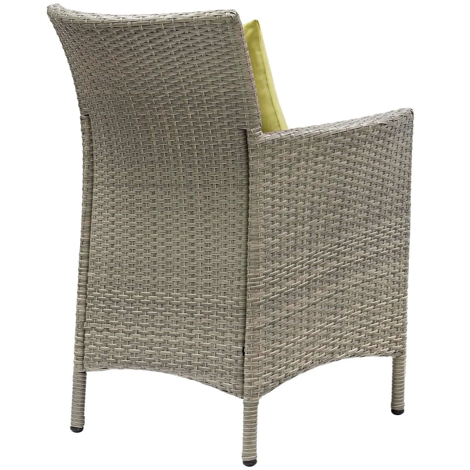 Conduit Outdoor Patio Wicker Rattan Dining Armchair Set of 2 by Modway