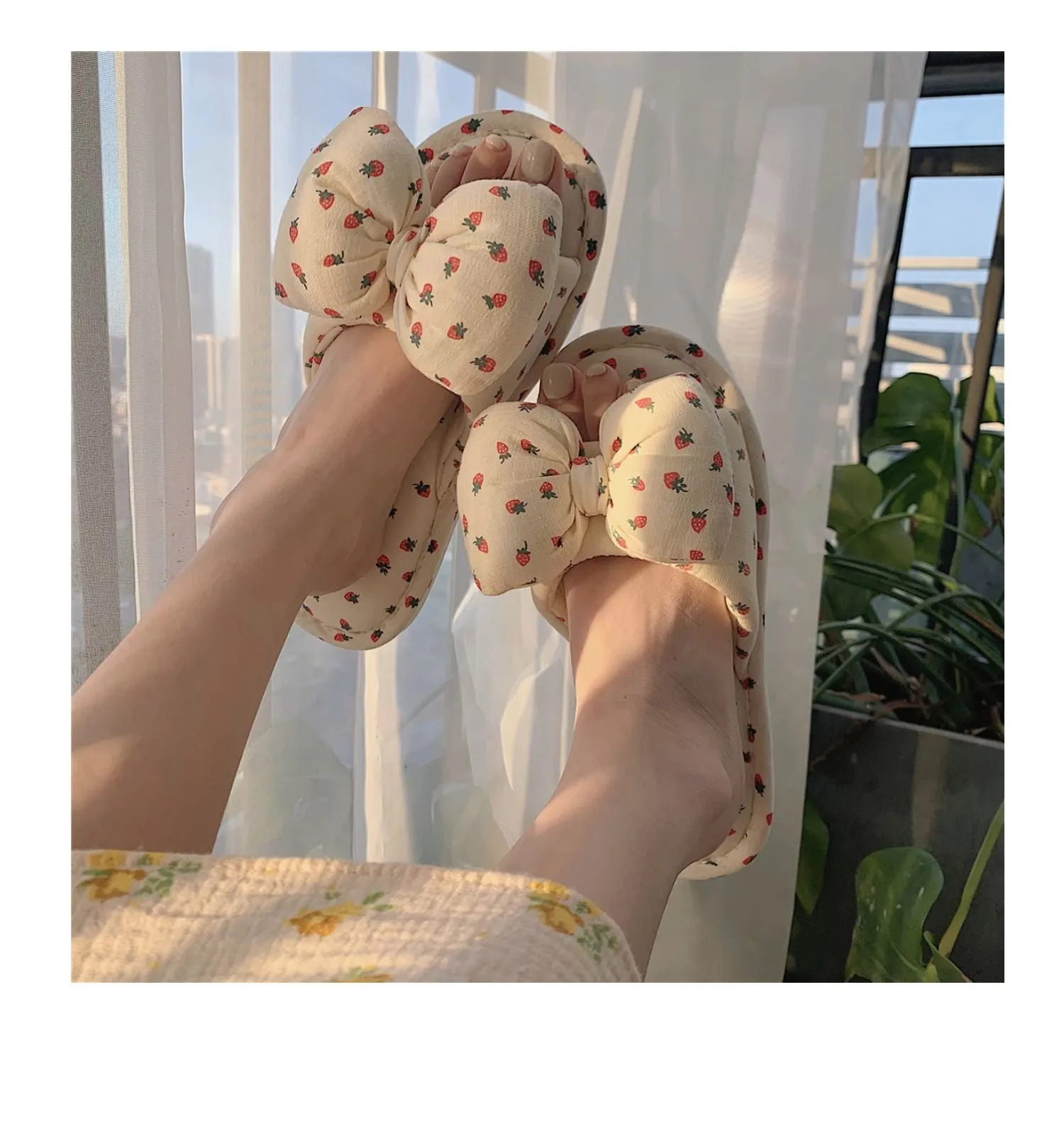 Cute Cotton Slippers PL52908