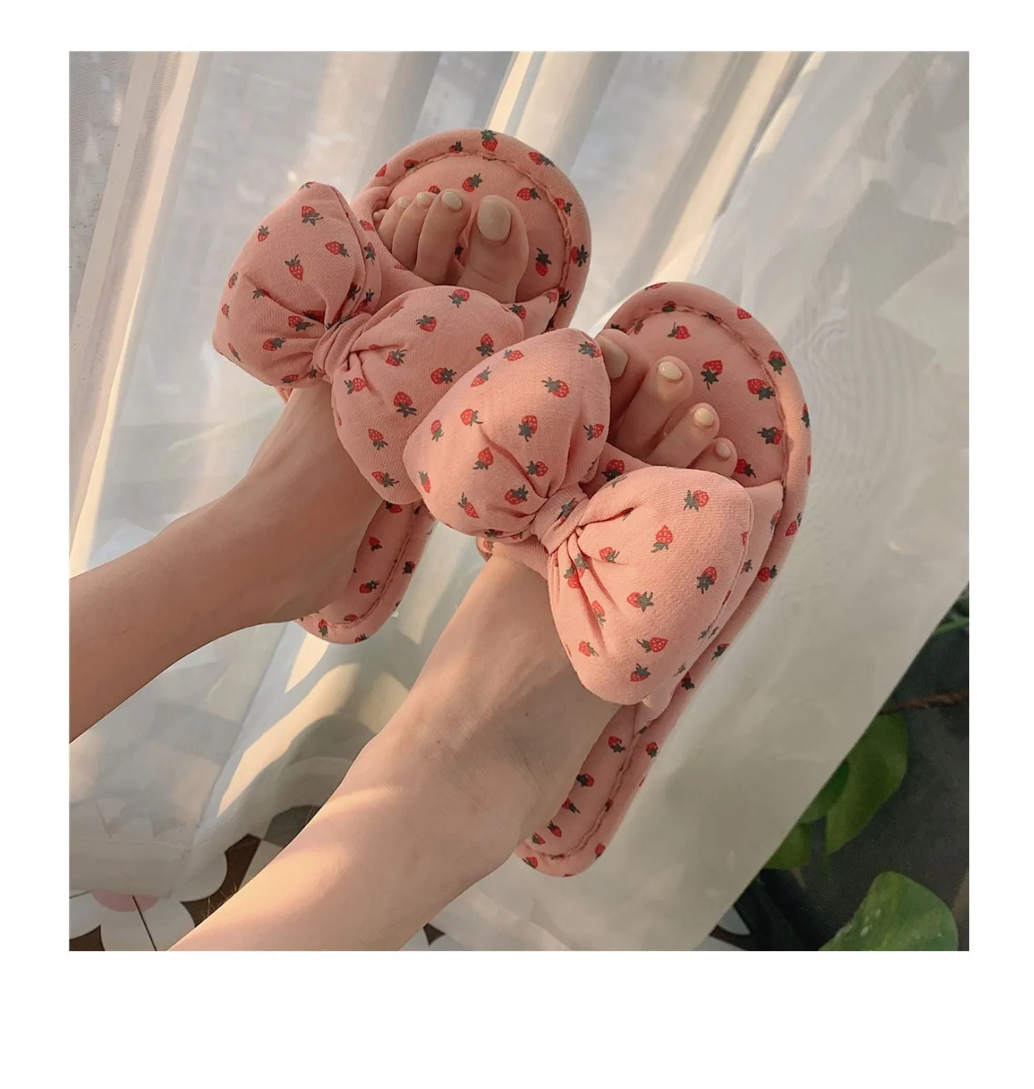 Cute Cotton Slippers PL52908