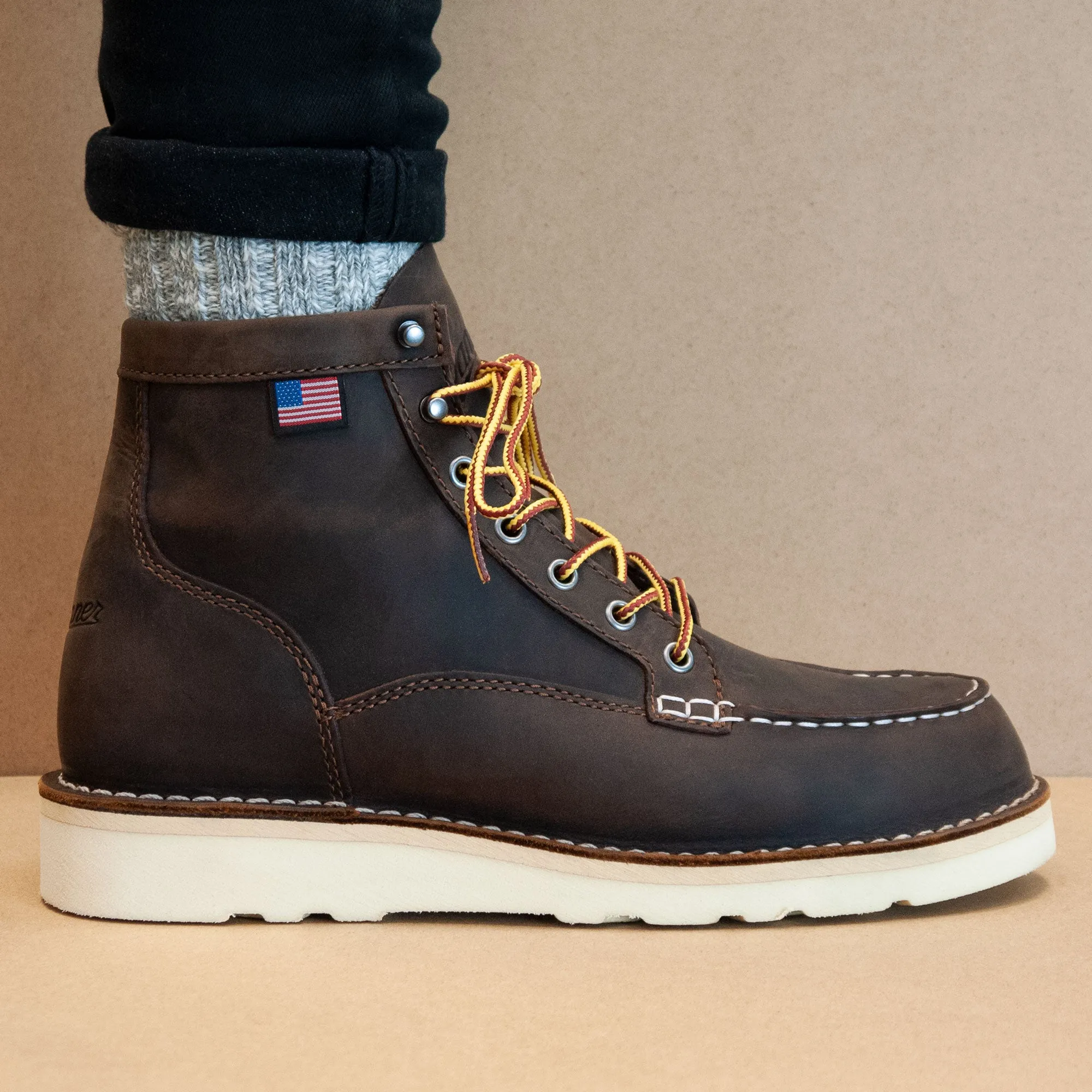 Danner Bull Run Moc Toe Boot - Brown