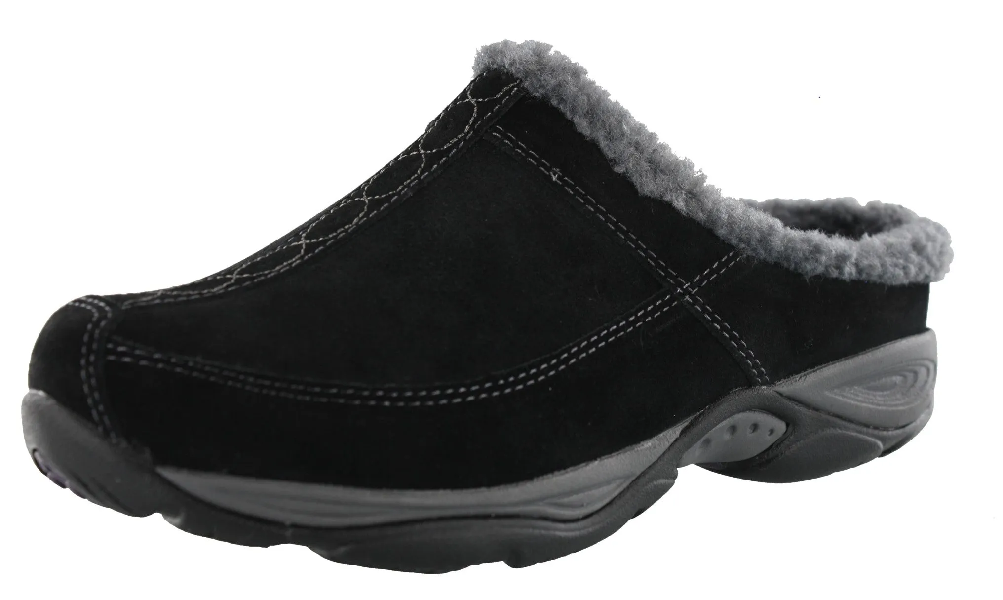 Easy Spirit Women Warm Wide Width Cozy Clog Slippers Exchange