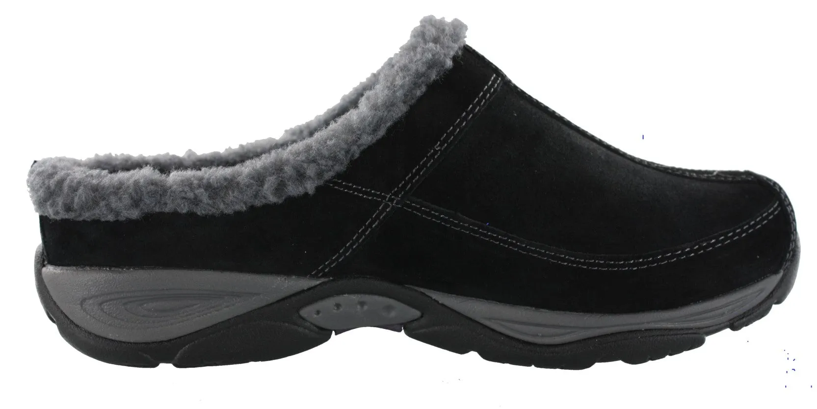 Easy Spirit Women Warm Wide Width Cozy Clog Slippers Exchange