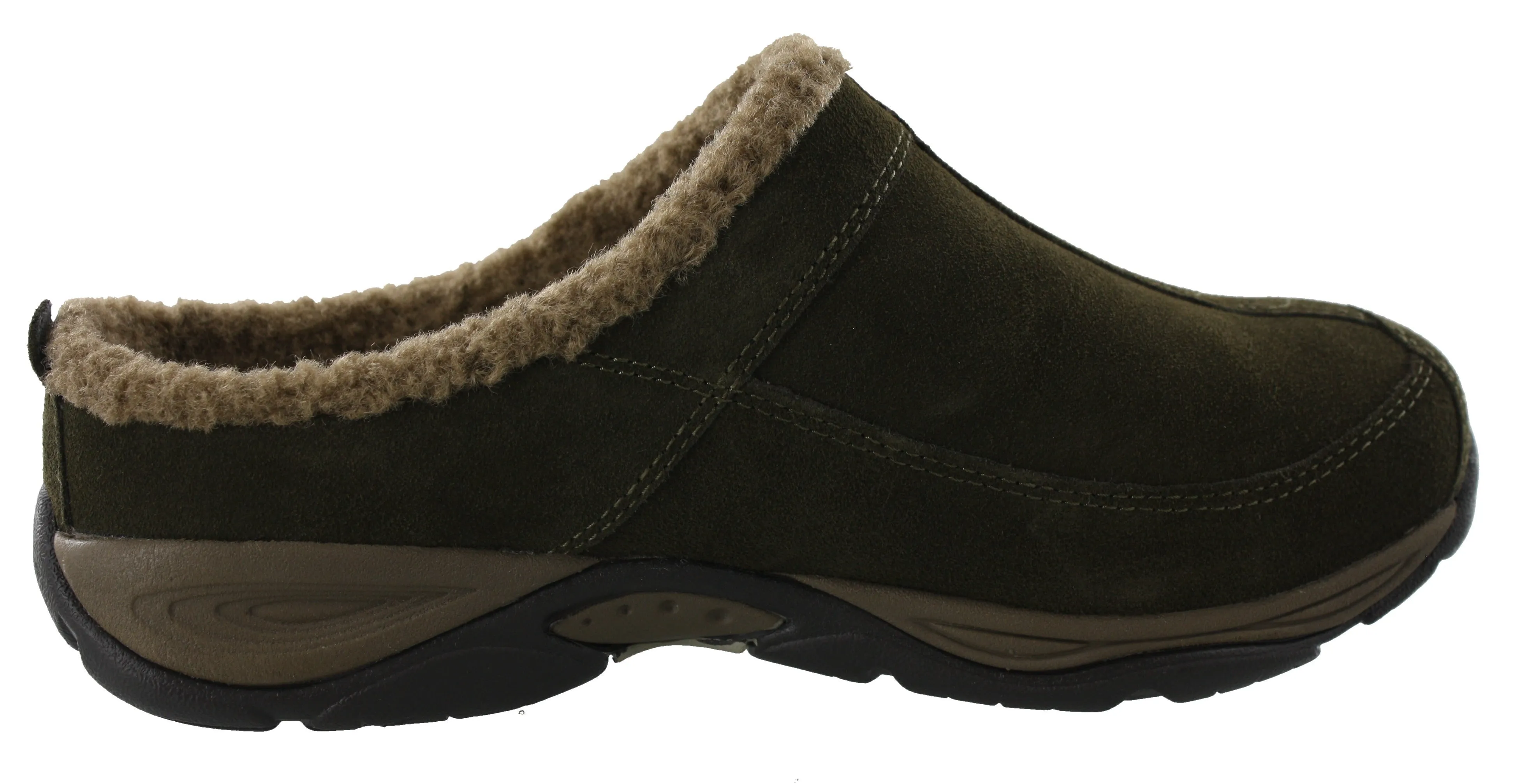 Easy Spirit Women Warm Wide Width Cozy Clog Slippers Exchange