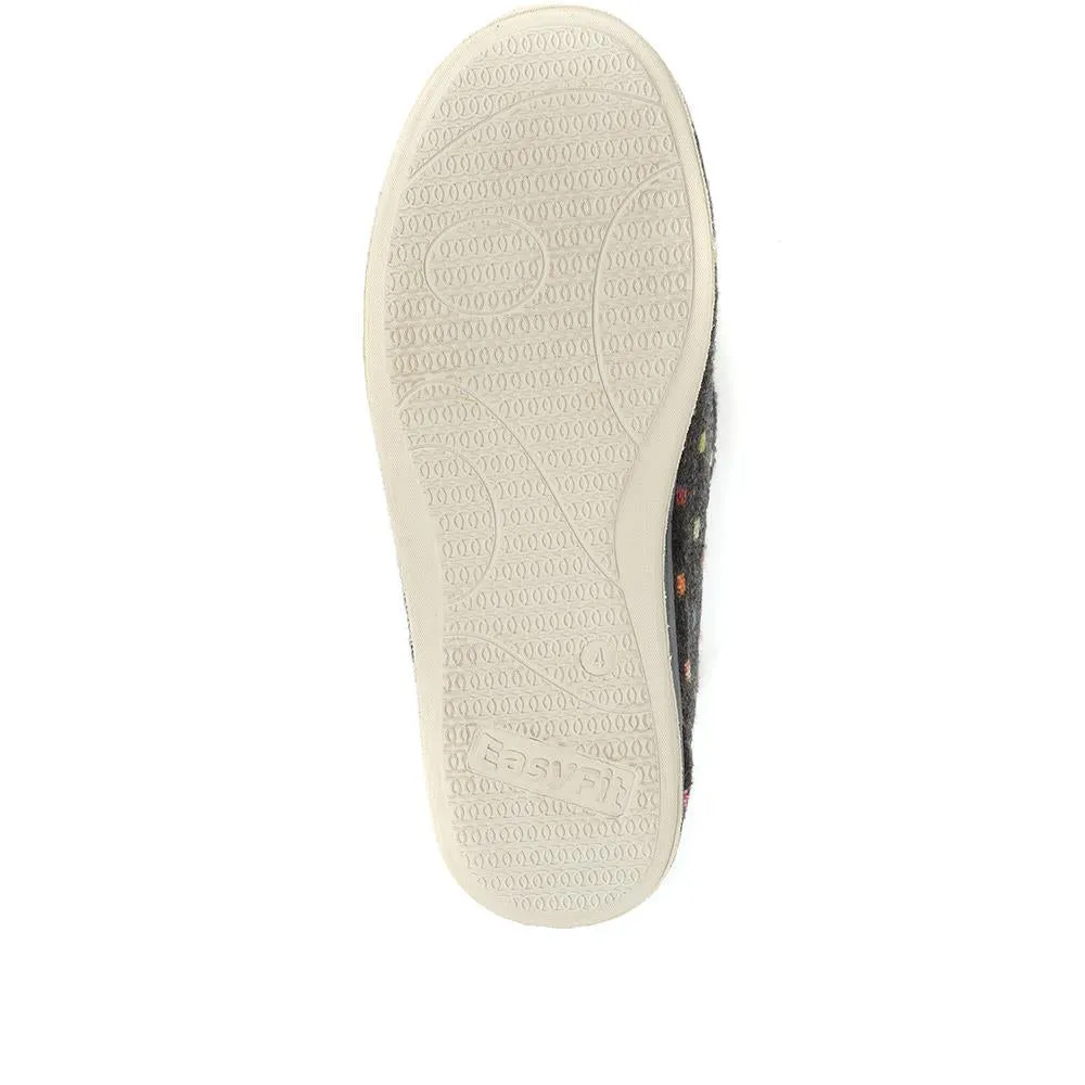 Extra Wide Fit Touch Fasten Slippers - ANA / 320 260