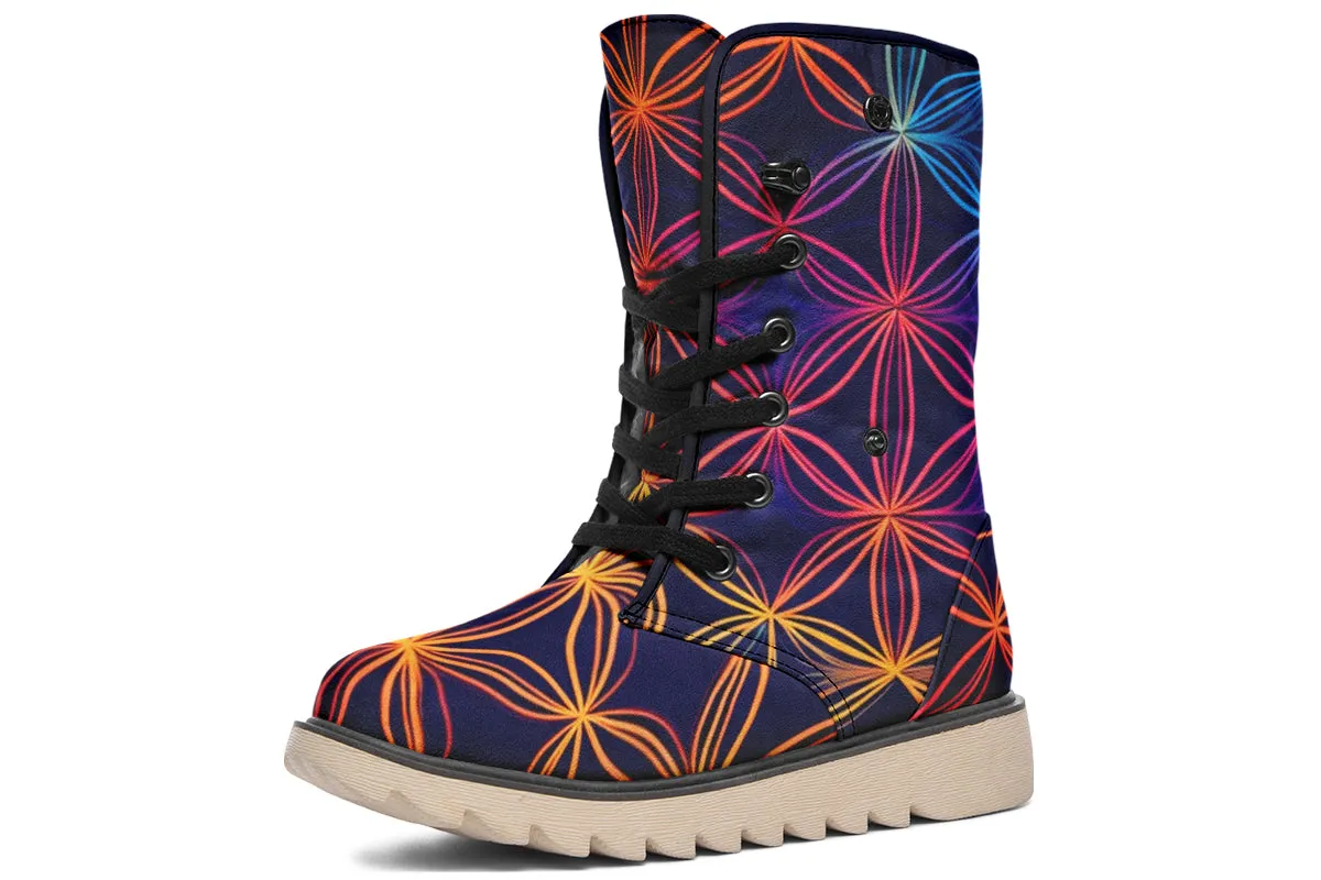 Flower Of Life Moon Boots