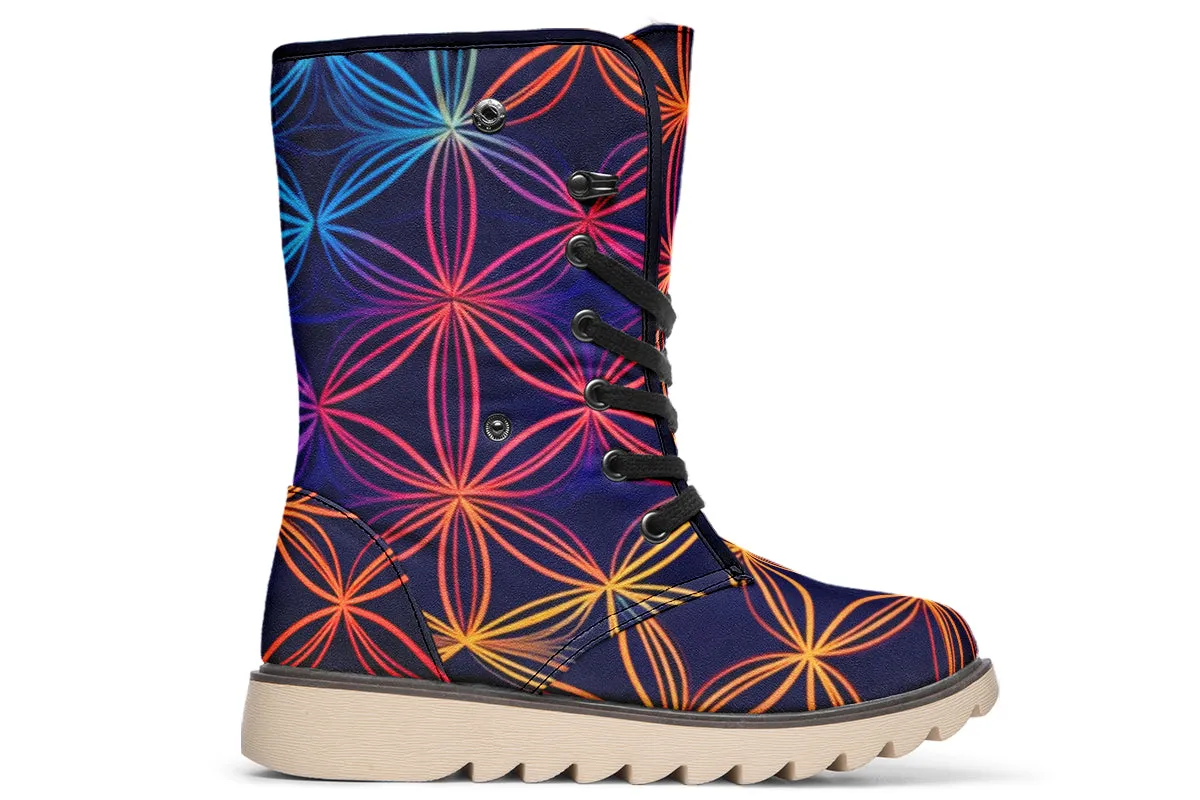 Flower Of Life Moon Boots