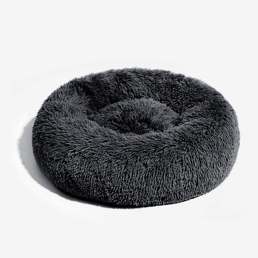 Fuzzy Round Fluffy Dog Bed