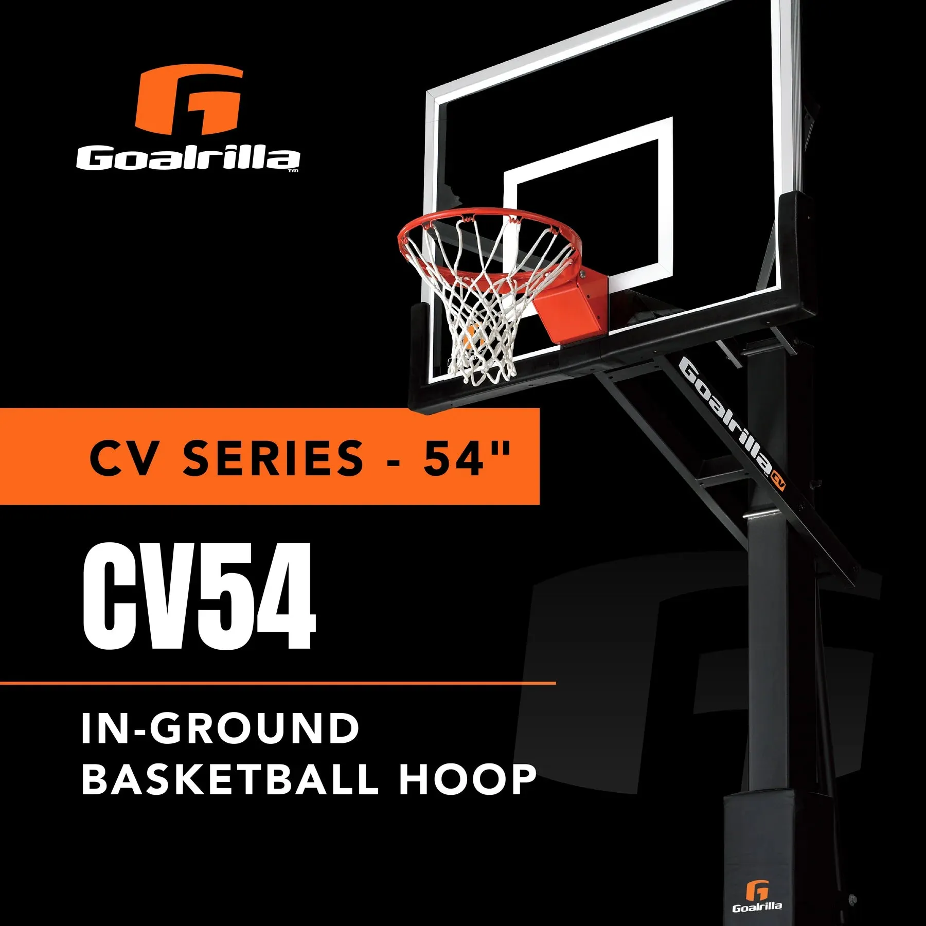 Goalrilla CV54 54" In-Ground Basketball Hoop