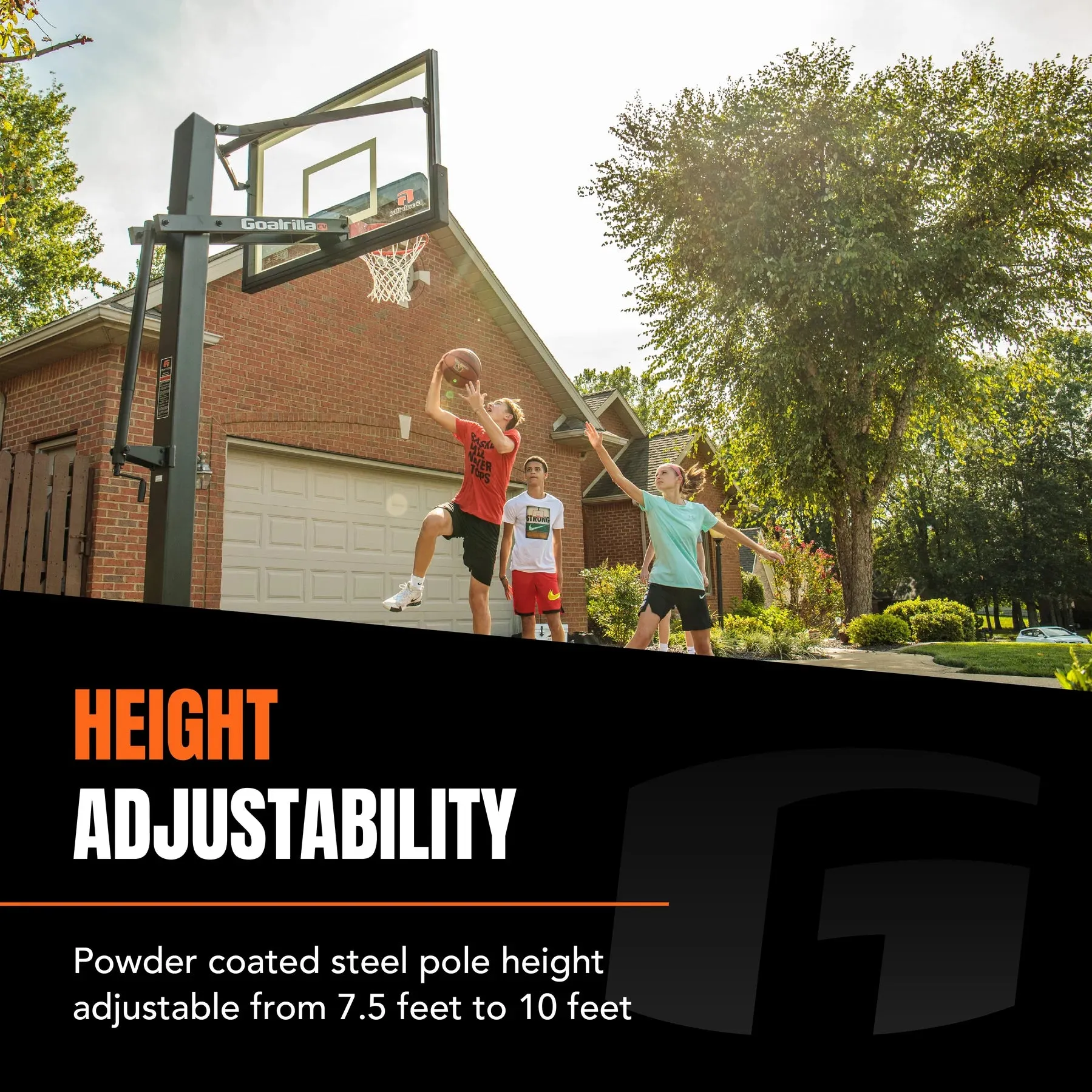 Goalrilla CV54 54" In-Ground Basketball Hoop