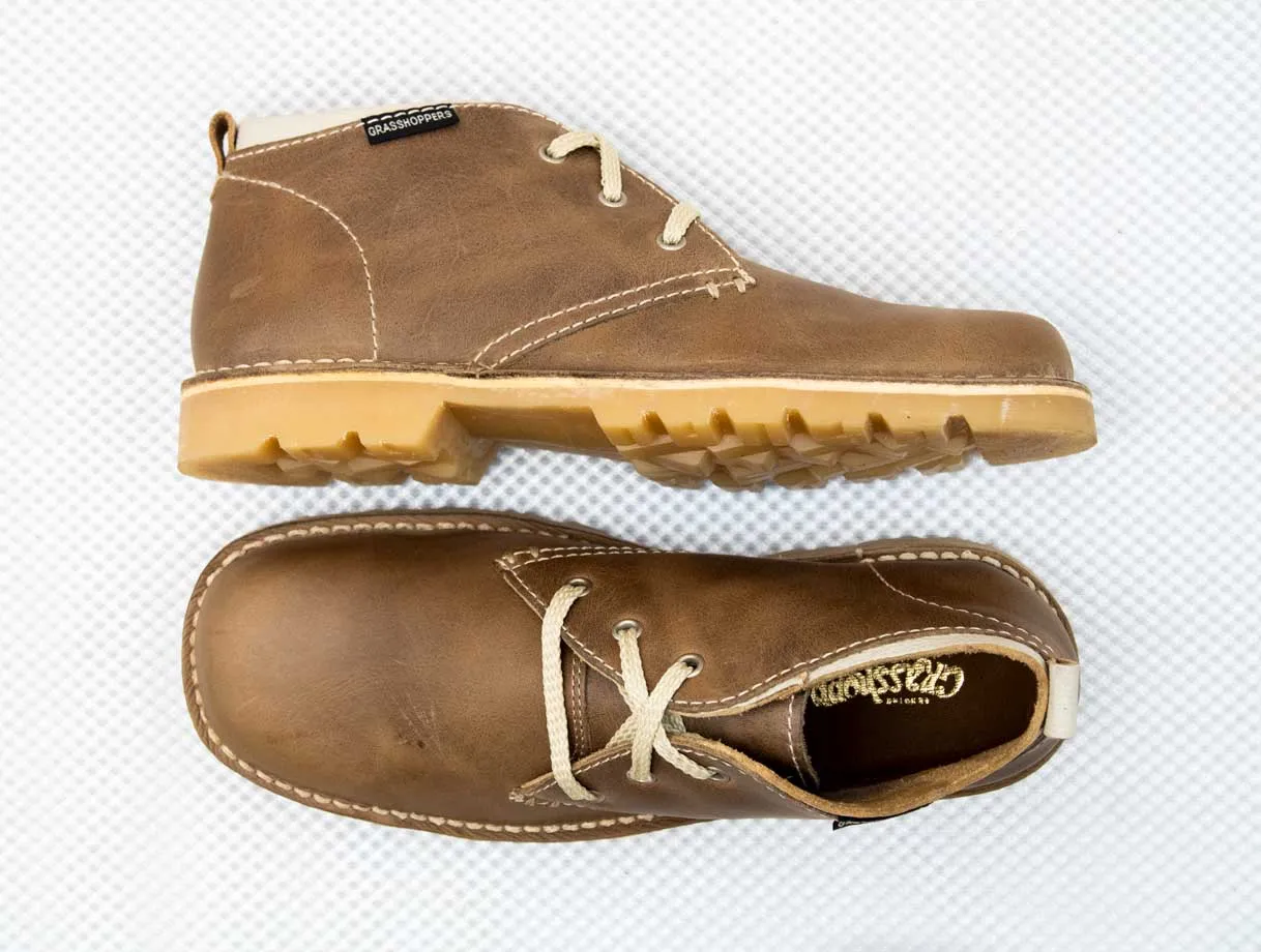 Grasshoppers Saddle Tan Mid Boot