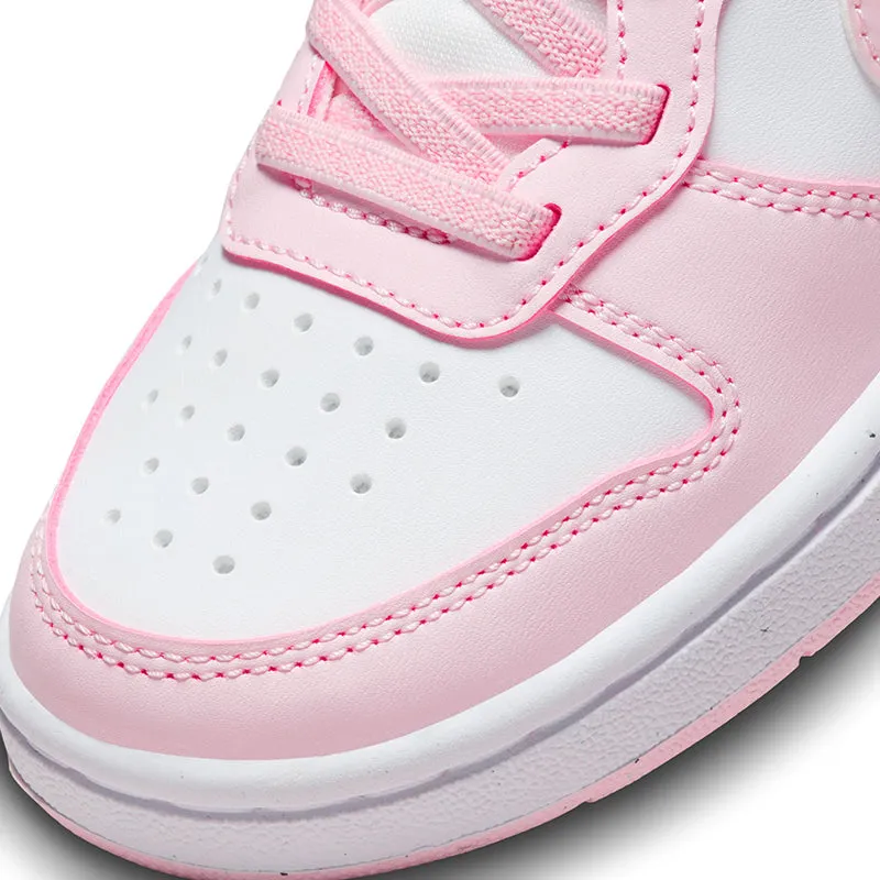 Kid's Preschool Court Borough Low Recraft White/Pink Foam