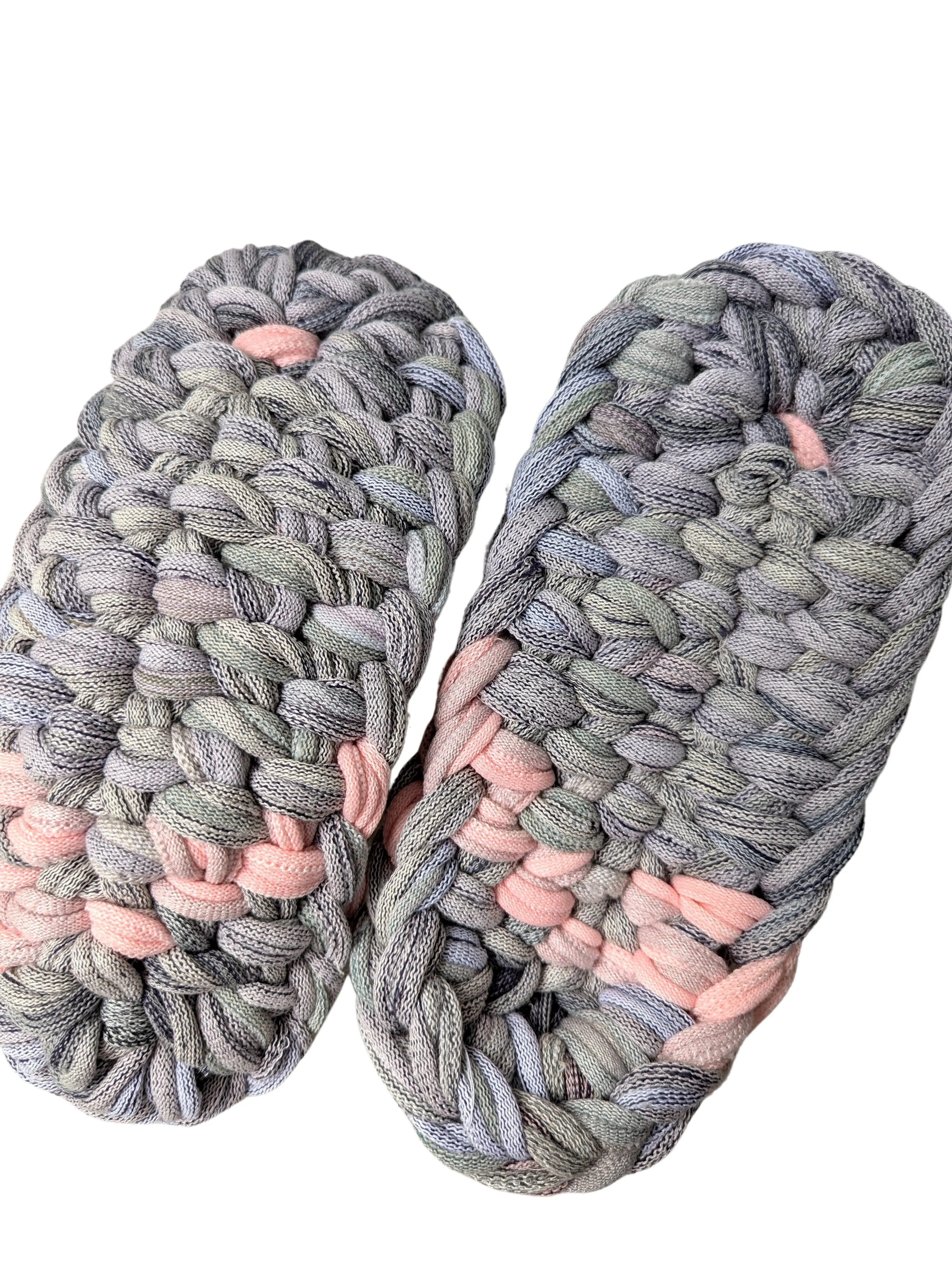 Large | Knit Up-cycle ZOURI Slippers 2024SS [Large]