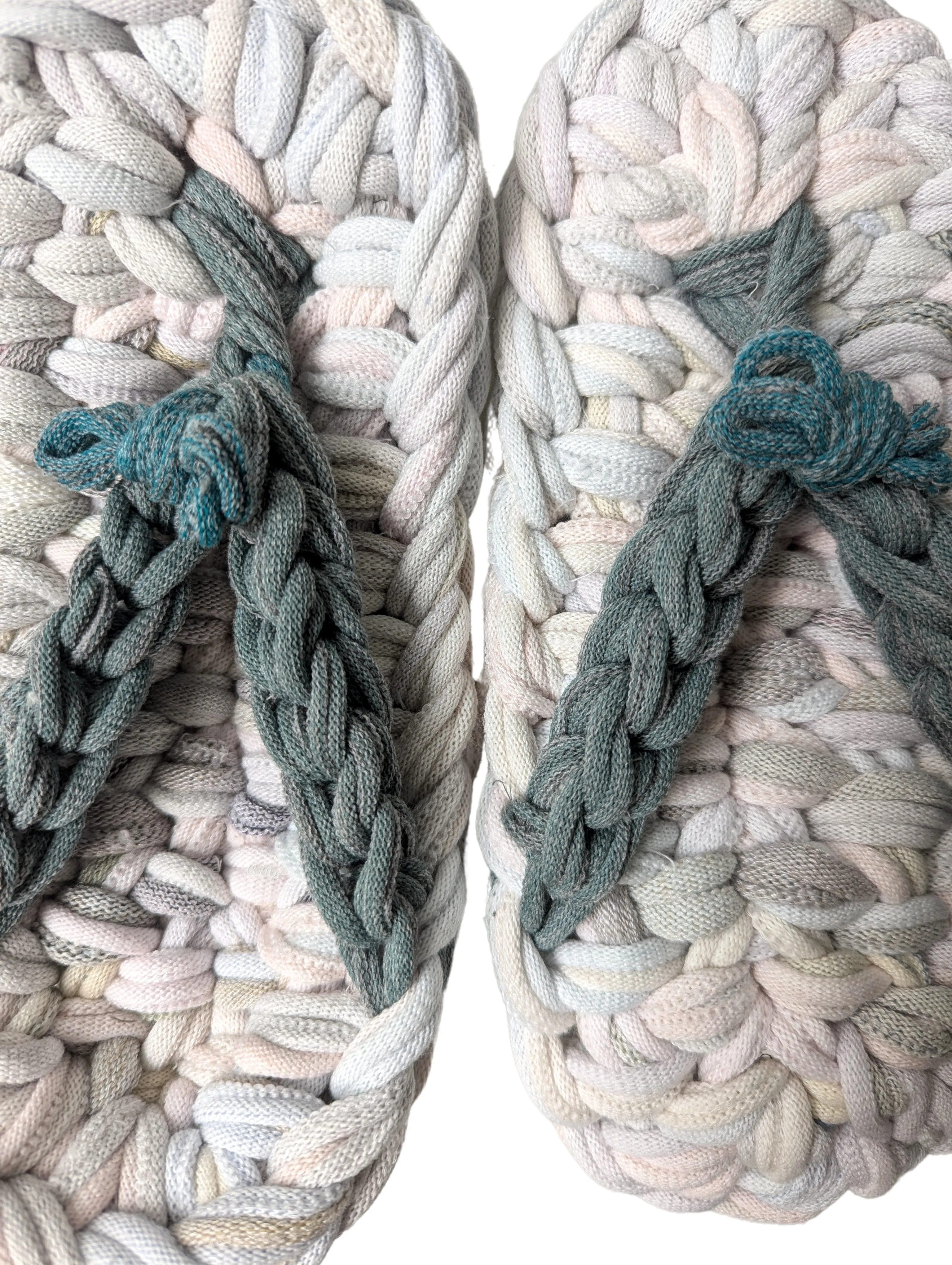 Large | Knit Up-cycle ZOURI Slippers 2024SS [Large]