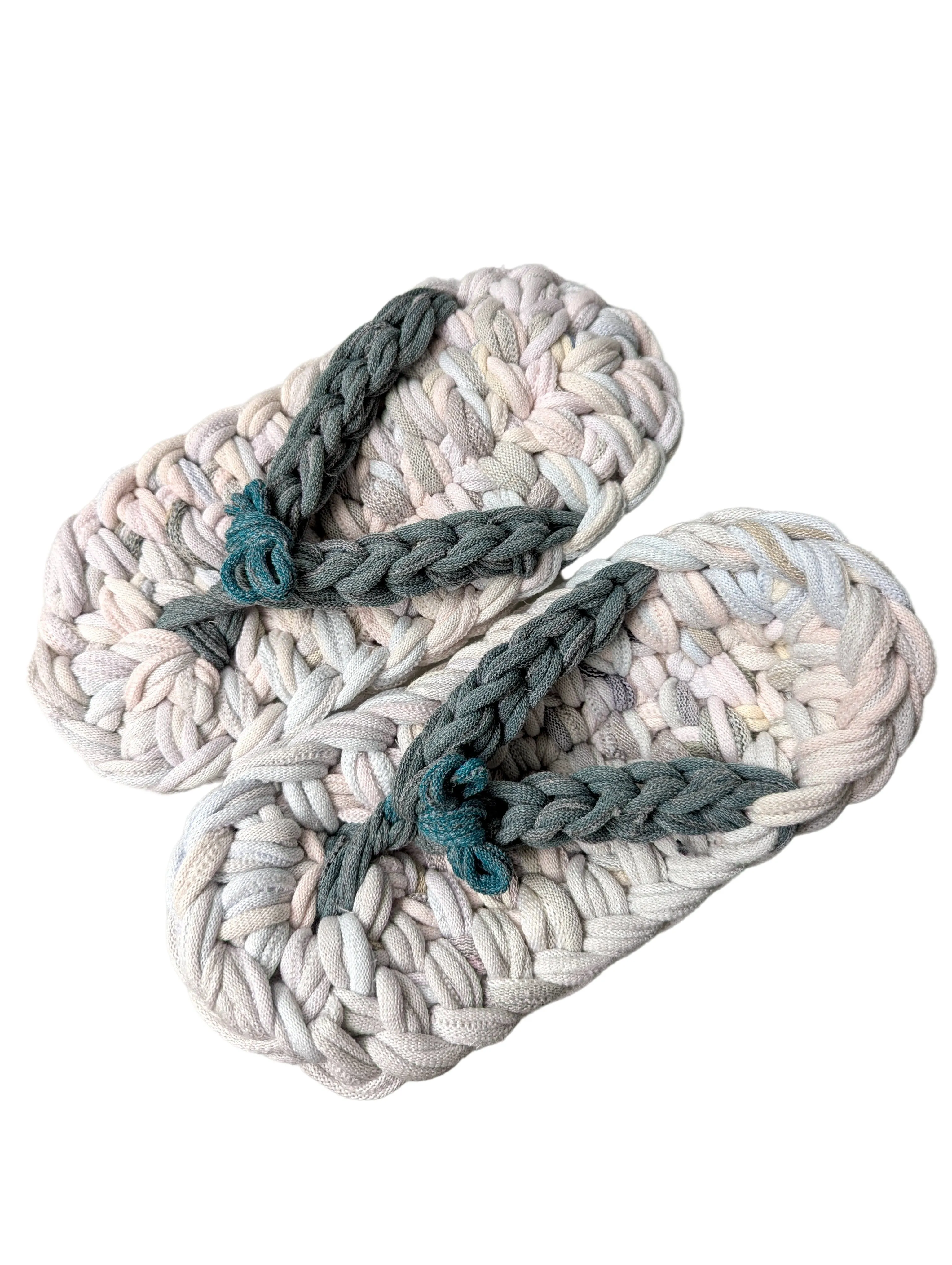 Large | Knit Up-cycle ZOURI Slippers 2024SS [Large]