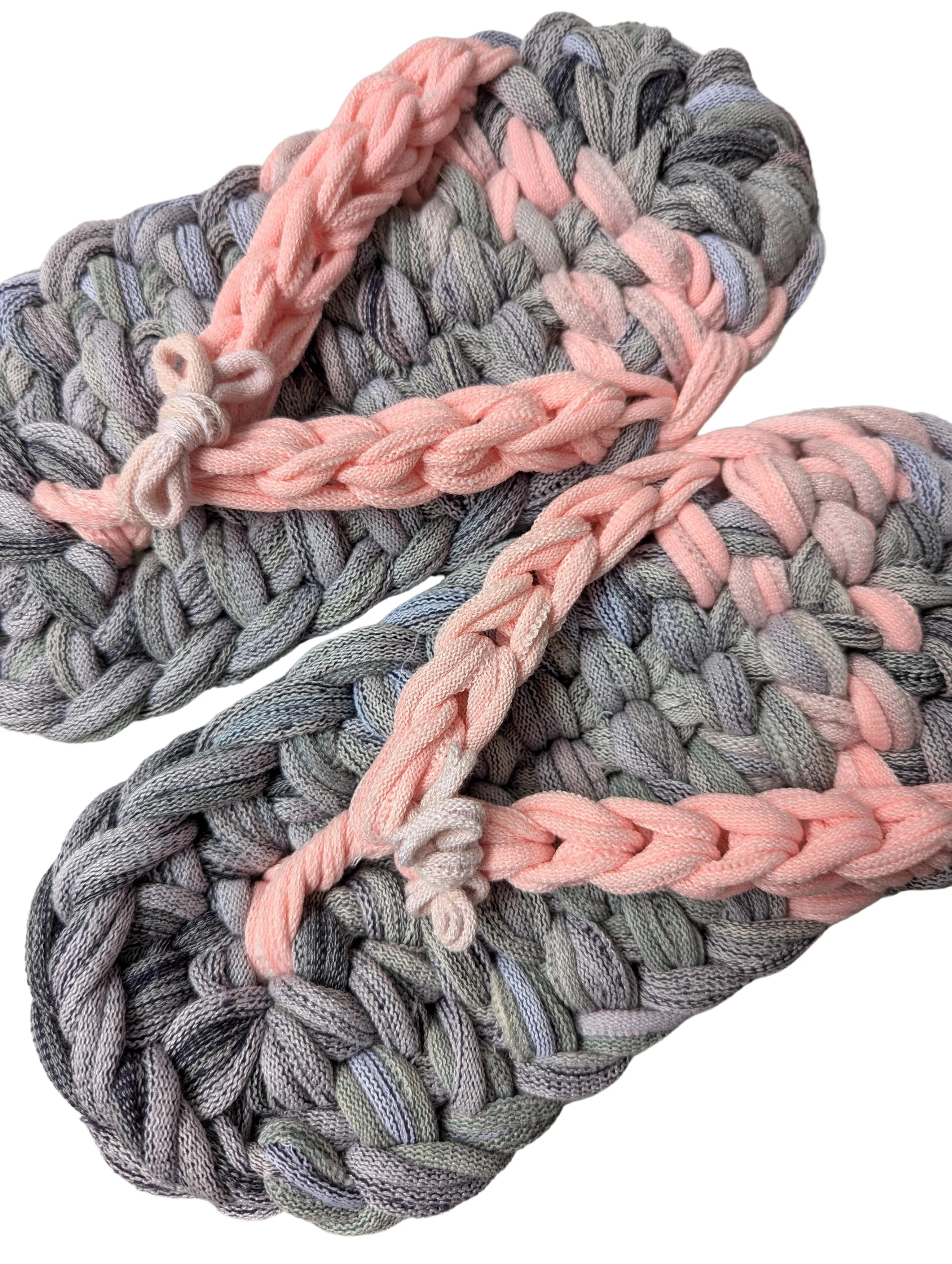 Large | Knit Up-cycle ZOURI Slippers 2024SS [Large]