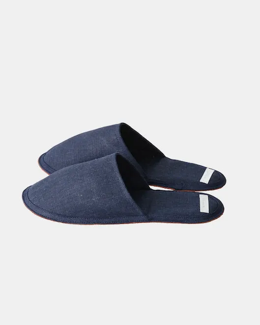 Linen Slippers: Nuit