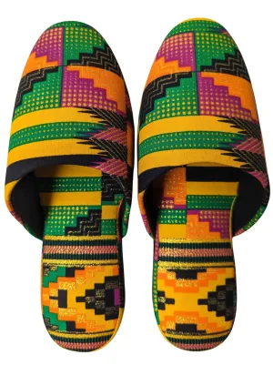 Medium | Print Mix Slippers 2023AW-M04 lamé