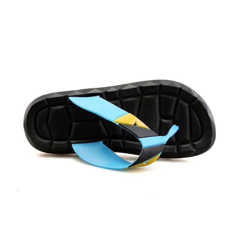 Men's Casual Beach Flexible Colorful Slippers