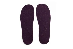 Men's Felt Insole - Plum