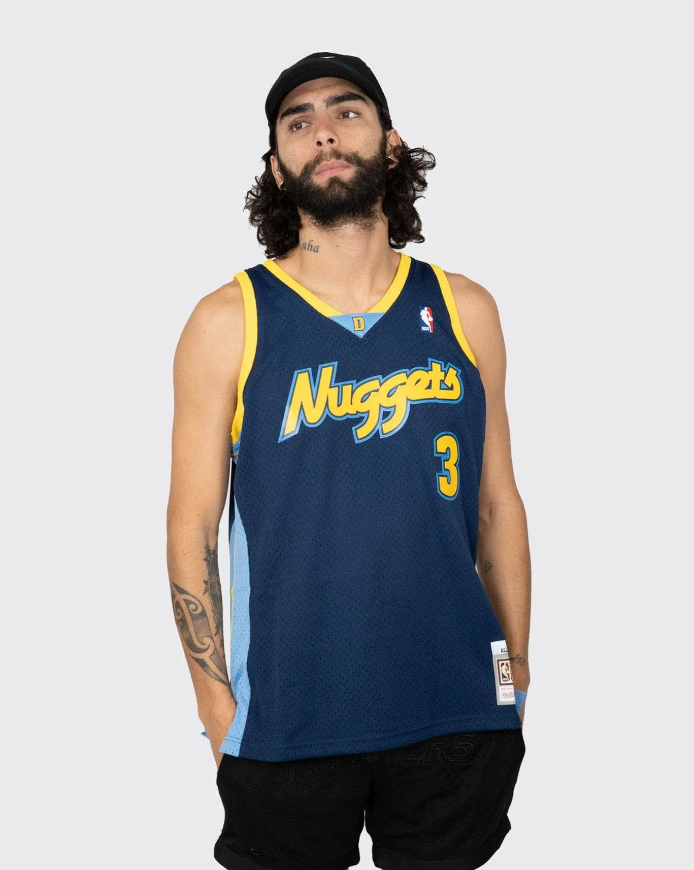 mitchell and ness denver nuggets iverson 06-07 jersey Blue MNDN4205