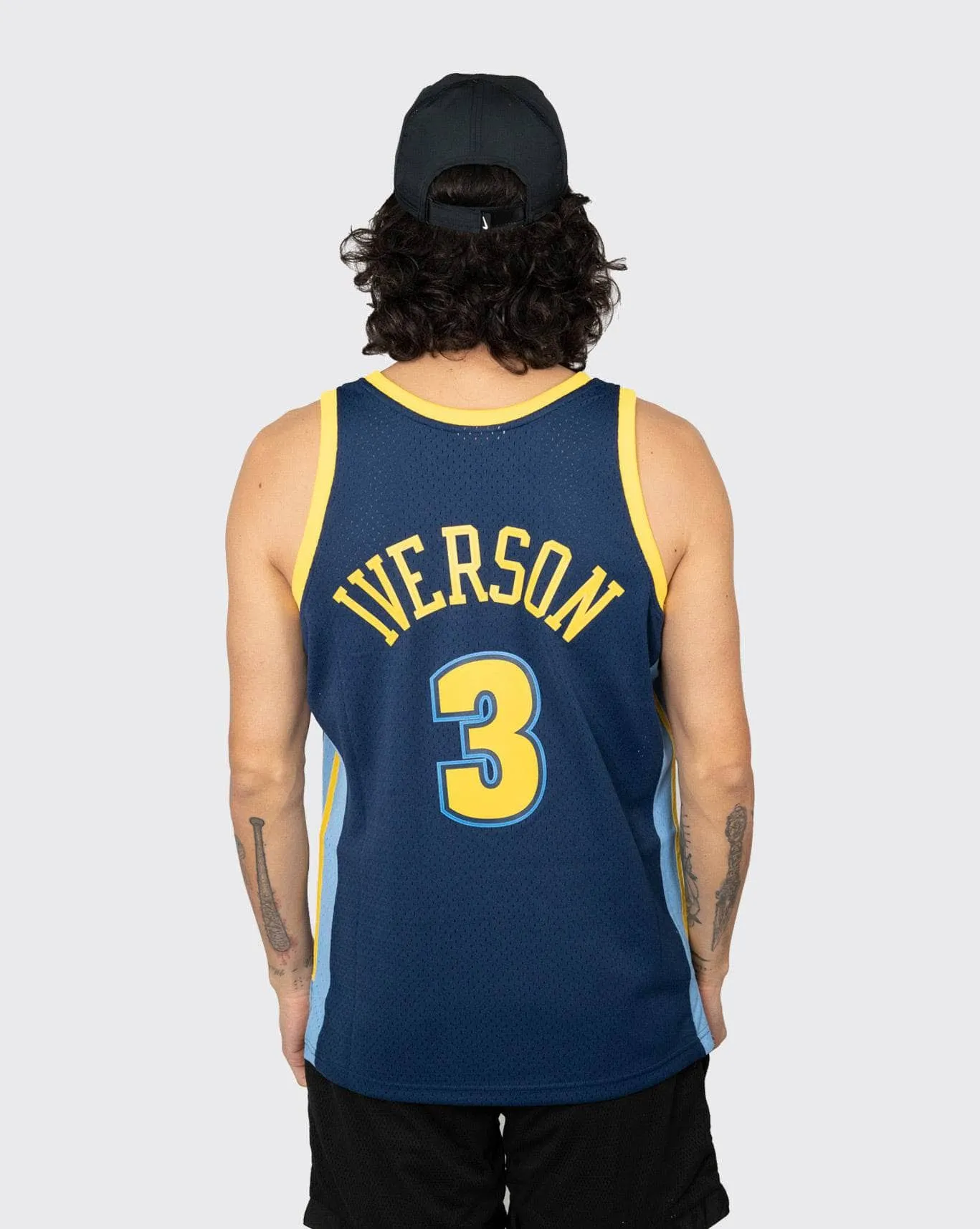 mitchell and ness denver nuggets iverson 06-07 jersey Blue MNDN4205