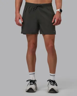 Pace 5" Lined Performance Shorts - Pirate Black