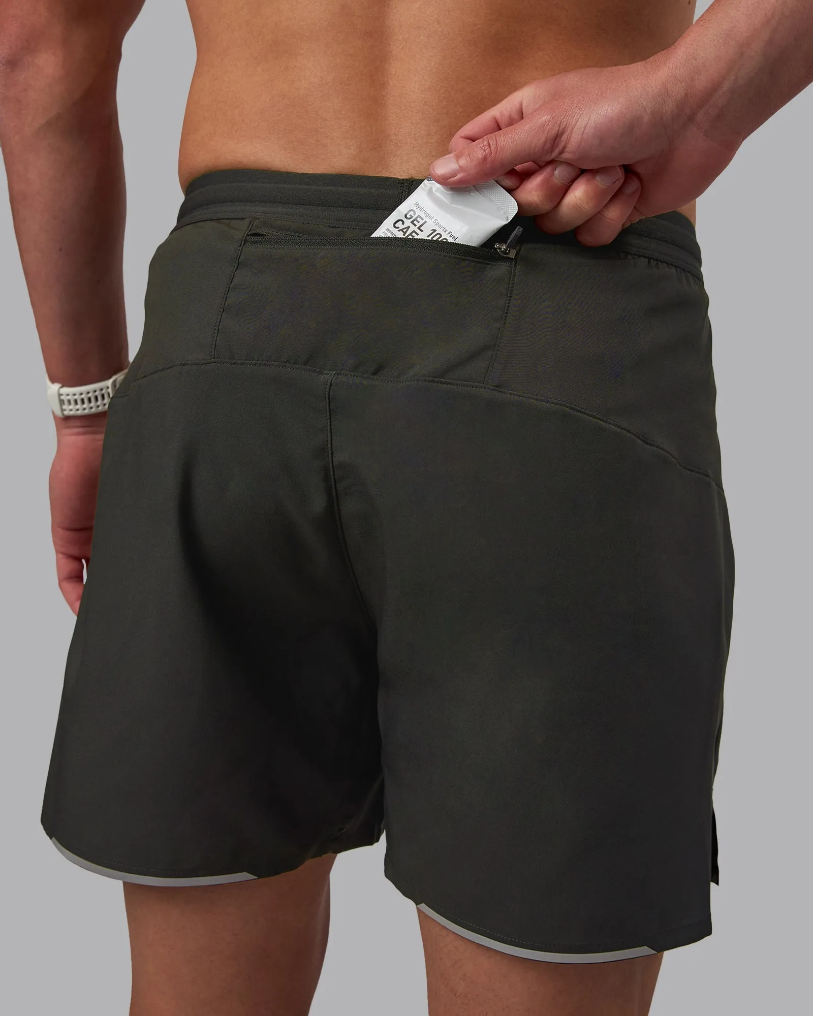 Pace 5" Lined Performance Shorts - Pirate Black