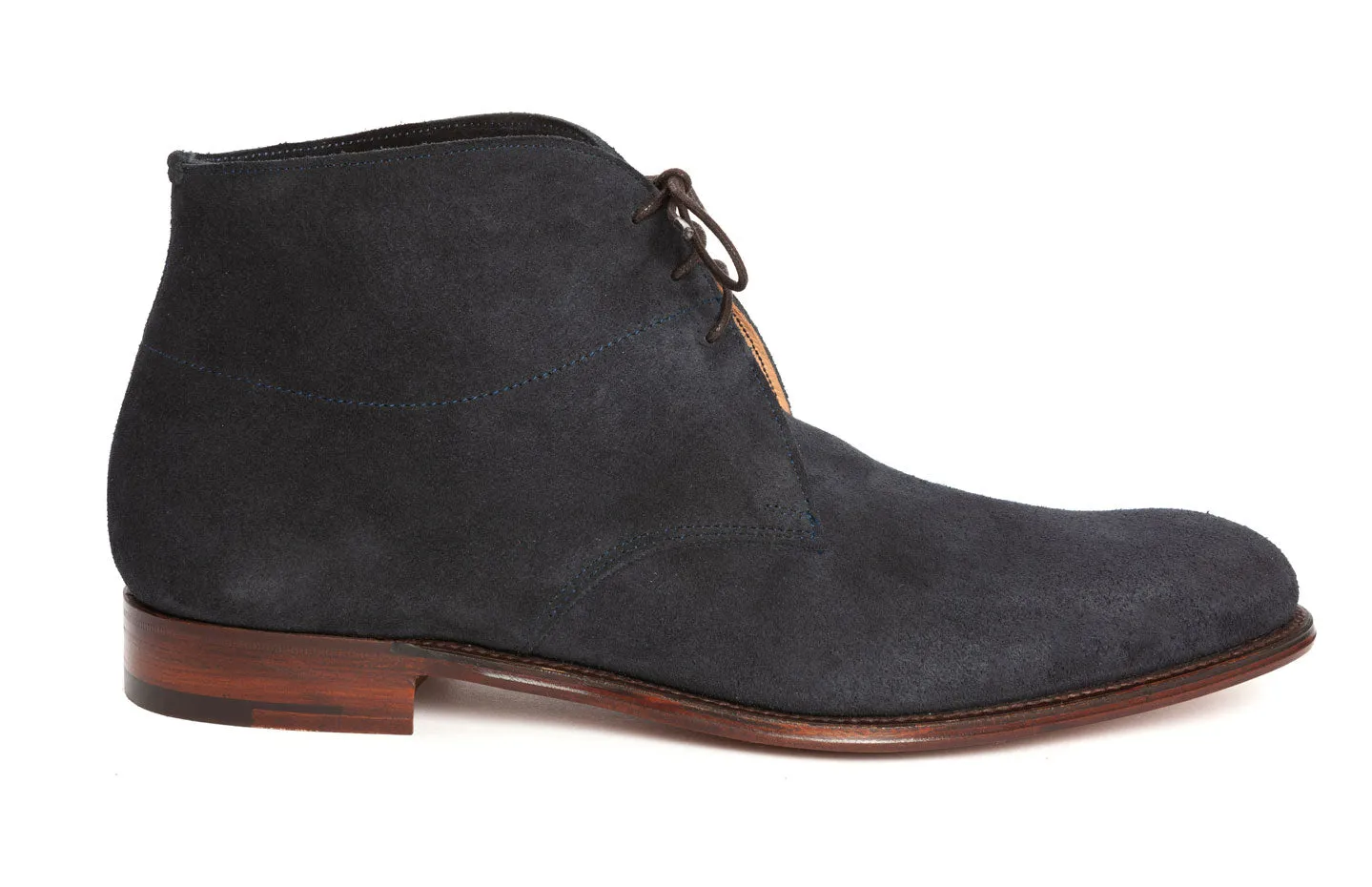 Regent - 'Frank' Chukka Boots - Navy Suede