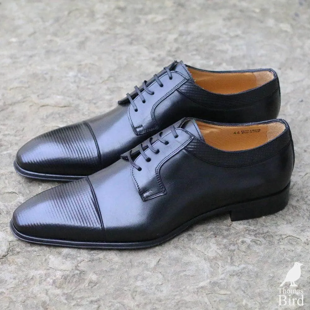 Richmond Cap Toe Derby Black