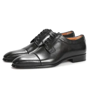 Richmond Cap Toe Derby Black