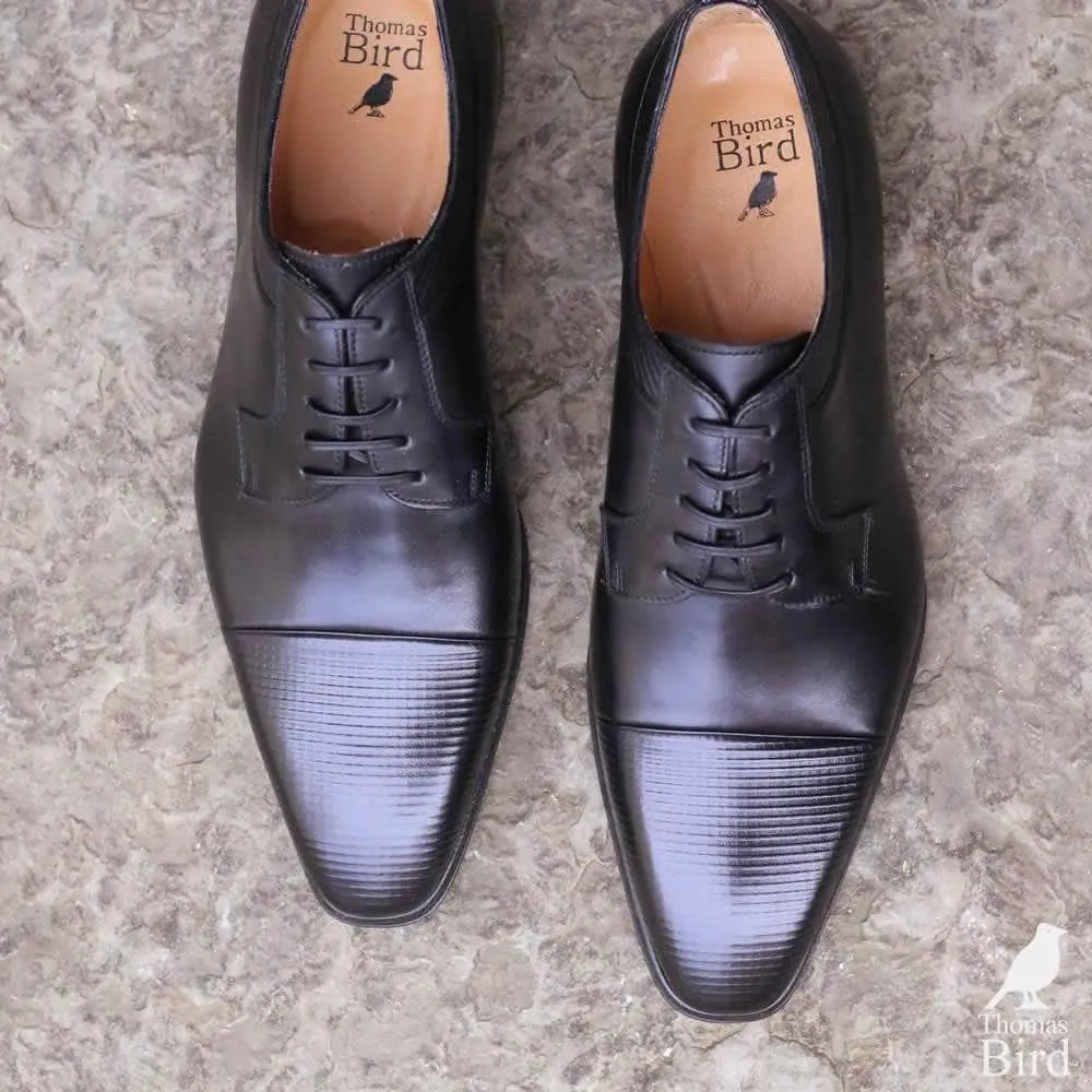 Richmond Cap Toe Derby Black